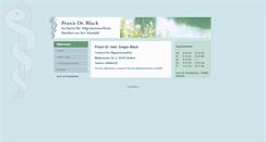 Desktop Screenshot of praxis-drblack.de